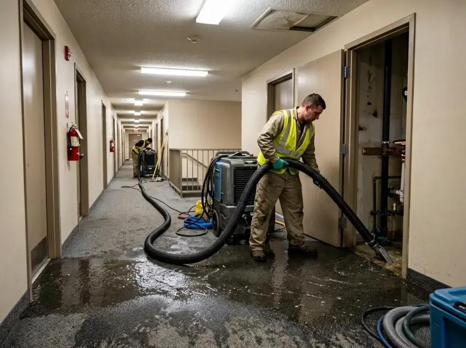 multi-unit-apartment-hallway-f-005 — frequently asked questions, Emergency Burst Pipe Water Extraction & Removal in Flemings…